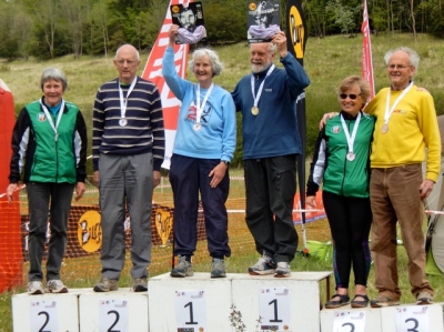 Middle Champs - M/W75 podium