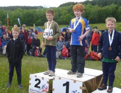 Ben (on left) - 1st in M10B