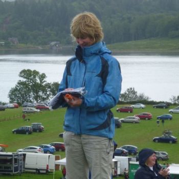 Vicky - 1st in W50L at Oban 2011, Source: