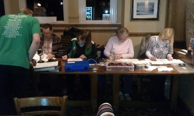 The registration / results team