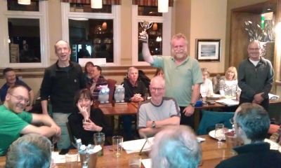 Pete Owens receives the Hydrant Cup