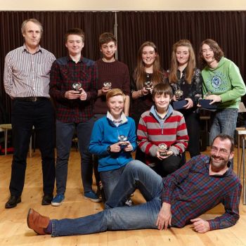 Team of the Year - Matthew, Alistair, Carolyn, Laura, River, Ben & James with team manager Steve Dempsey, Source:Peter Cull