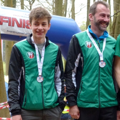 British Relays - Alistair, Steve and Alex (not shown), 2nd, Mens Short