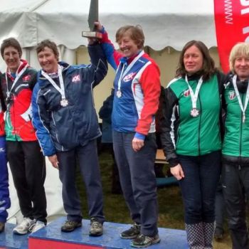 Jane, Vicky & Heather - 3rd in W50 Relay, Source: