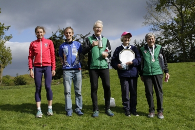 Andrew - 1st on M80, Sue - 3rd on W80