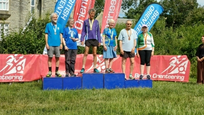 British Sprints 2026 - M/W75 podium