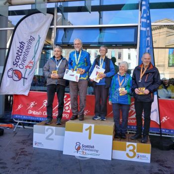 JK Sprint podium, Source:Photo courtesy of Linda Whitehead